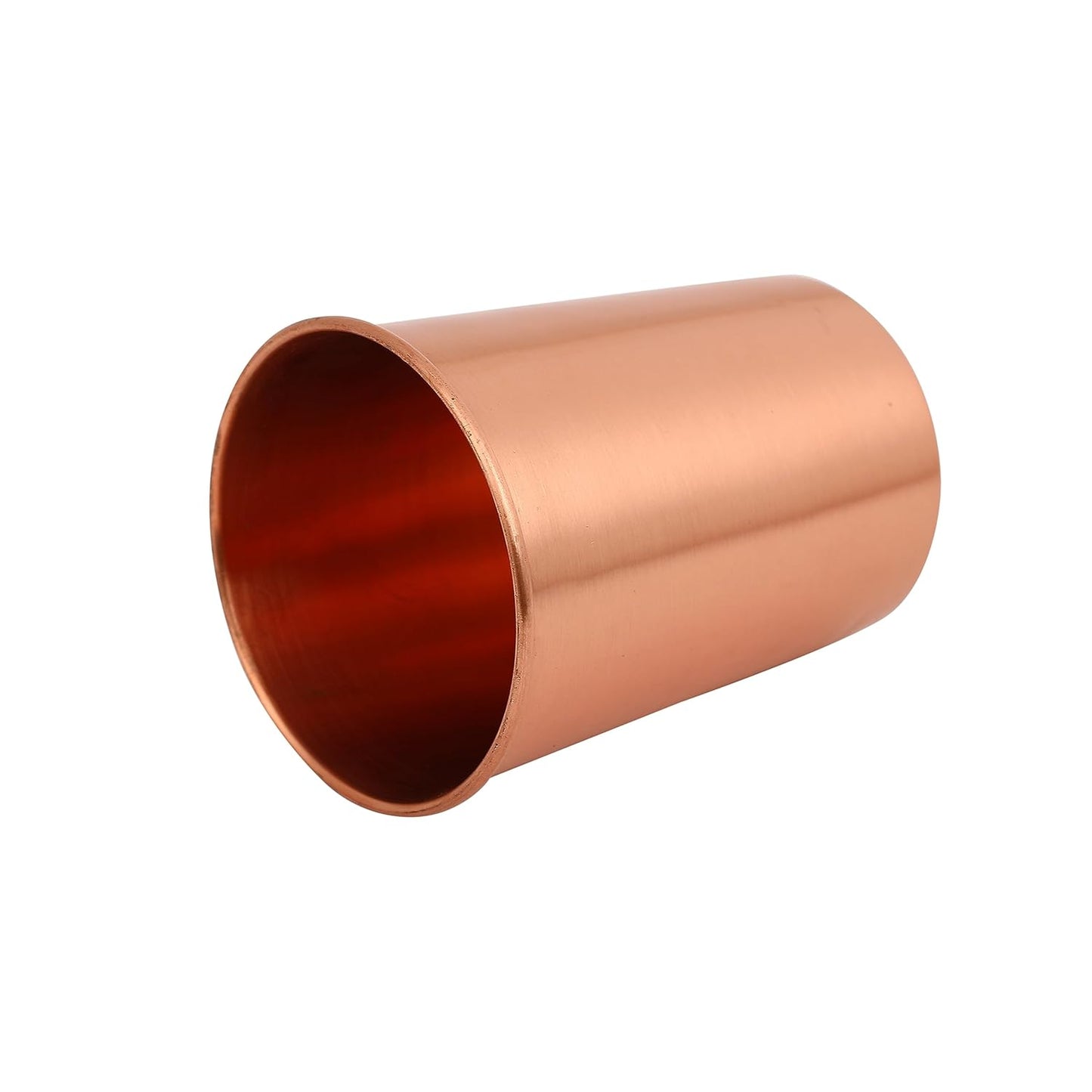 Mother copperware Copper Bottle Gift Set with 2 Copper Glasses with Ayurvedic Health Benefits Used for Household and Gifting Purposes.