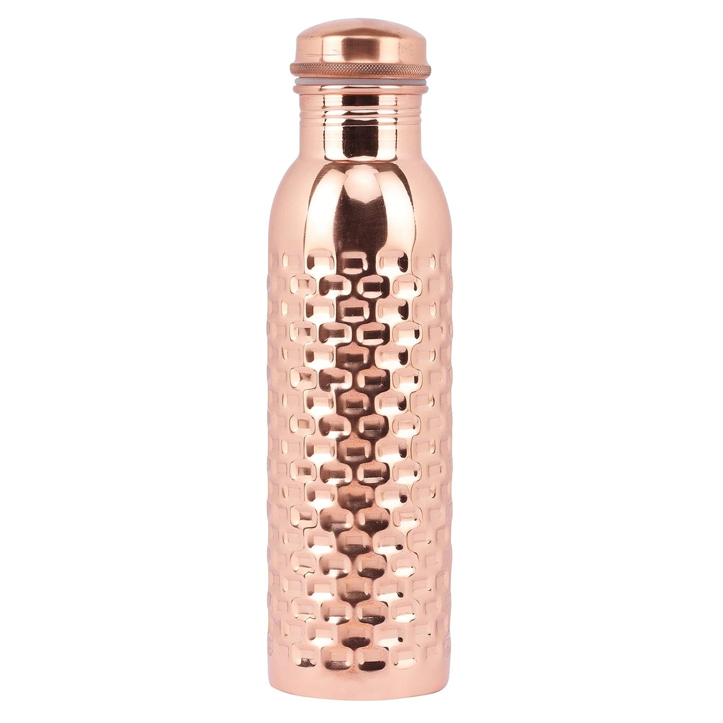 Mother Copperware Accu Copper Bottle, 950 ml, 1 Piece, Copper | Leak Proof | Eco-Friendly | Office Bottle | Gym Bottle | Yoga Bottle | Home | Kitchen | Hiking | Travel Bottle