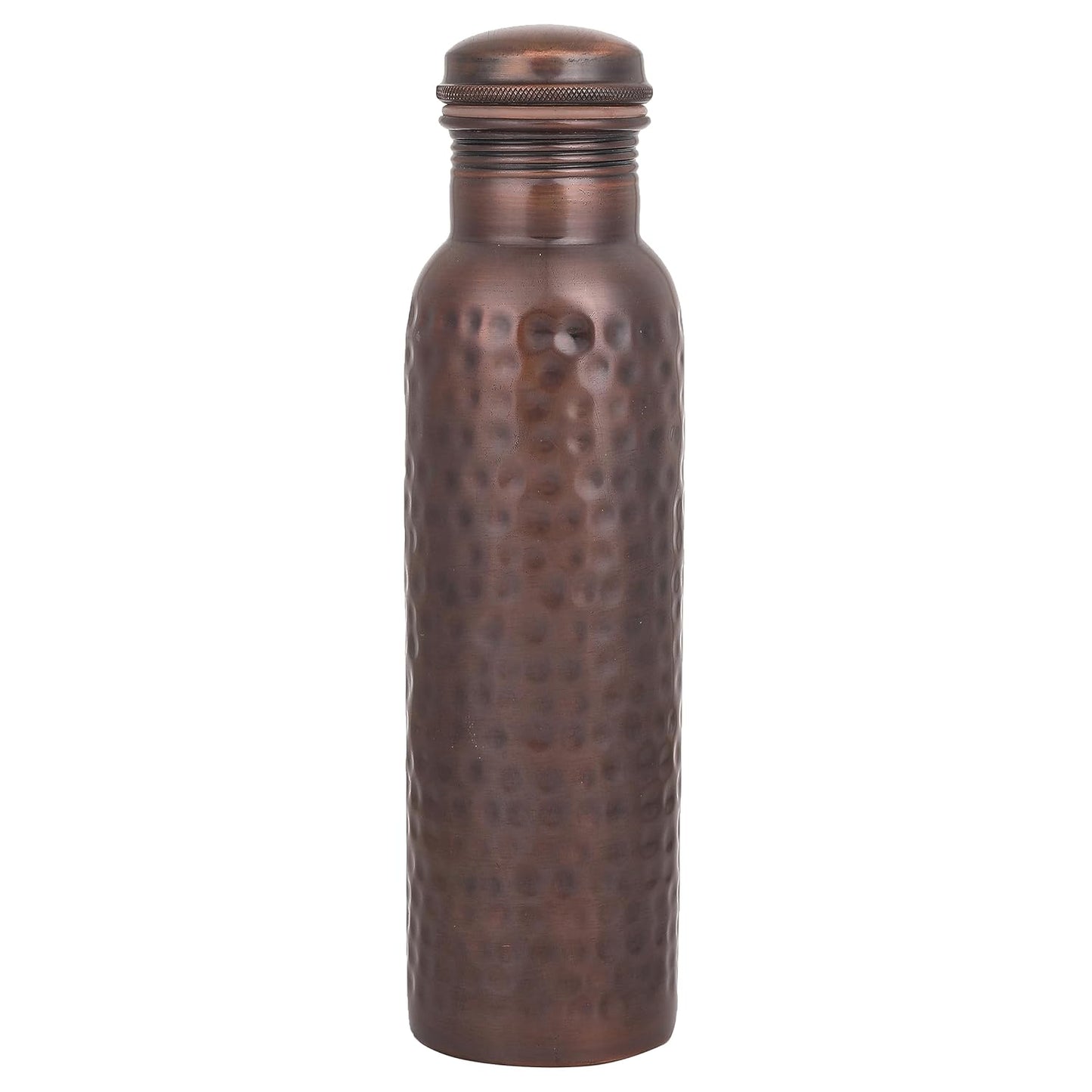 Mother Copperware Designer Copper Bottle, 950 ml, Copper | Leak Proof | Eco-Friendly|Office Bottle | Gym Bottle | Yoga Bottle | Home | Kitchen | Hiking | Treking Bottle | Travel Bottle