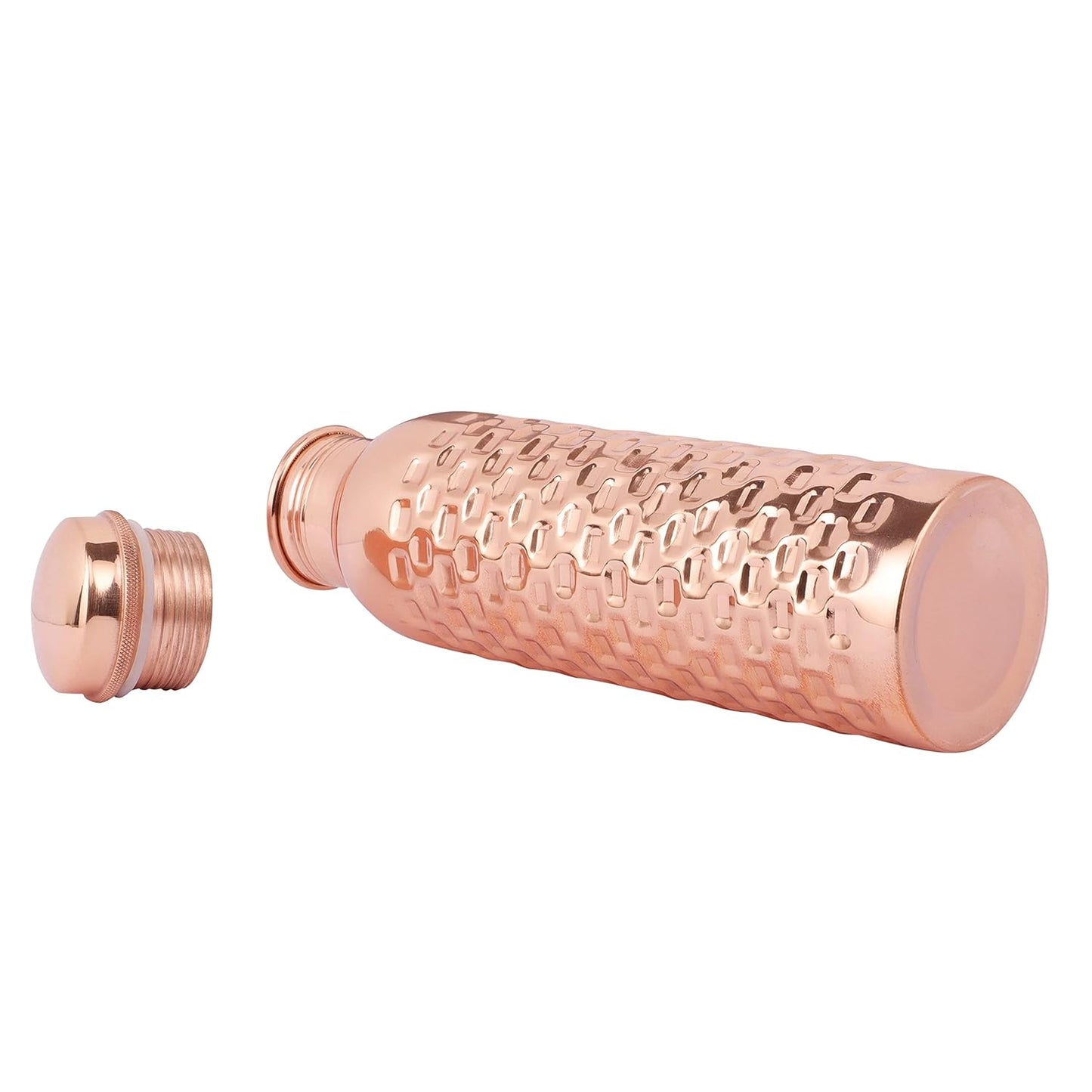 Mother Copperware Accu Copper Bottle, 950 ml, 1 Piece, Copper | Leak Proof | Eco-Friendly | Office Bottle | Gym Bottle | Yoga Bottle | Home | Kitchen | Hiking | Travel Bottle