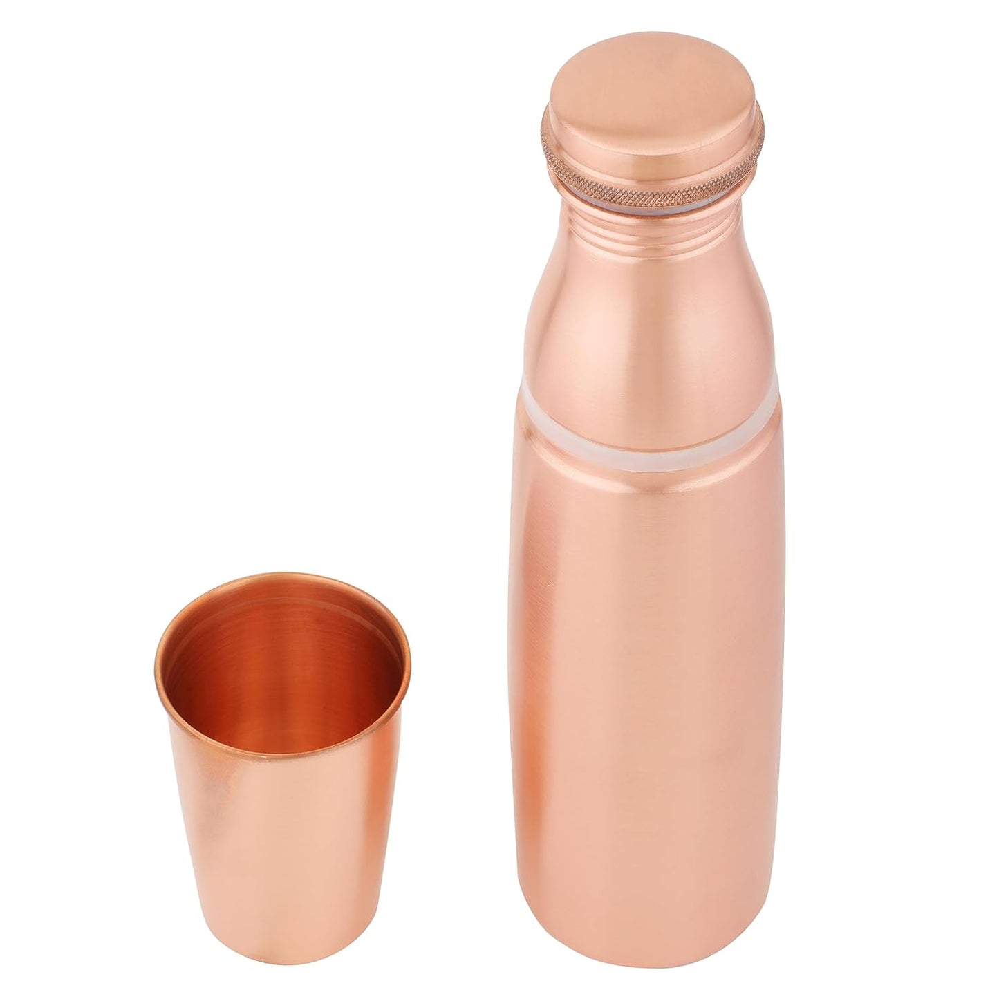 Mother copperware Mount Everest Copper Bottle, 950 ml, 1 Piece, Copper | Leak Proof | Office Bottle | Gym Bottle | Yoga Bottle | Home | Kitchen | Hiking | Treking Bottle | Travel Bottle.