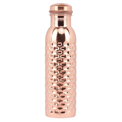 Mother Copperware Accu Copper Bottle, 950 ml, 1 Piece, Copper | Leak Proof | Eco-Friendly | Office Bottle | Gym Bottle | Yoga Bottle | Home | Kitchen | Hiking | Travel Bottle