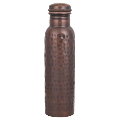 Mother Copperware Designer Copper Bottle, 950 ml, Copper | Leak Proof | Eco-Friendly|Office Bottle | Gym Bottle | Yoga Bottle | Home | Kitchen | Hiking | Treking Bottle | Travel Bottle